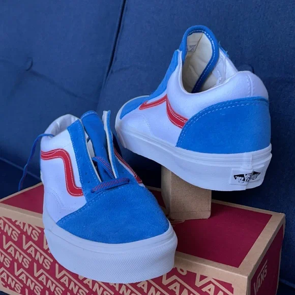 Vans Men’s Old Skool Sport Pop Vallartabl/Red Sneakers - Picture 11 of 16